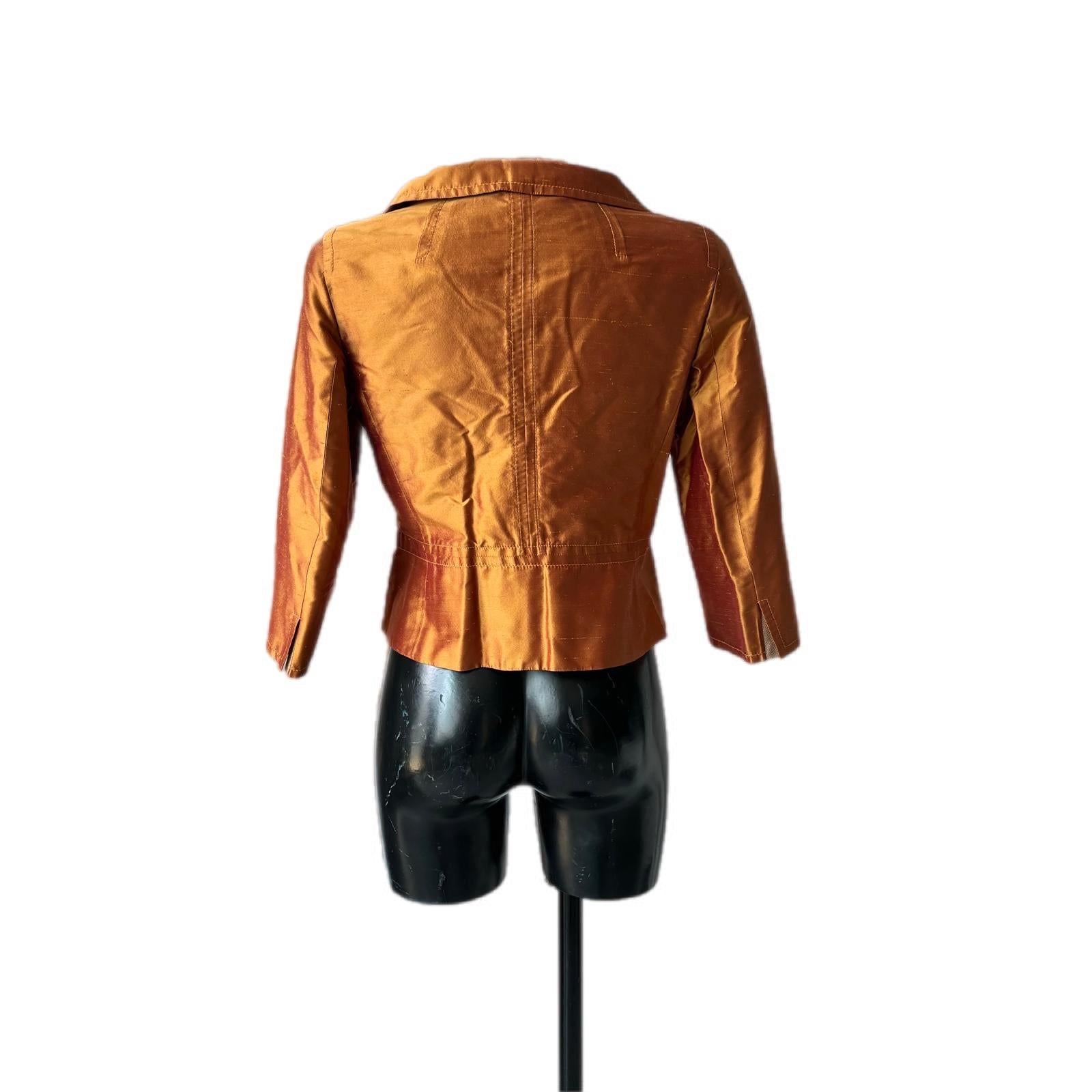 Max Mara Seidenjacke (Brown) im Angebot
