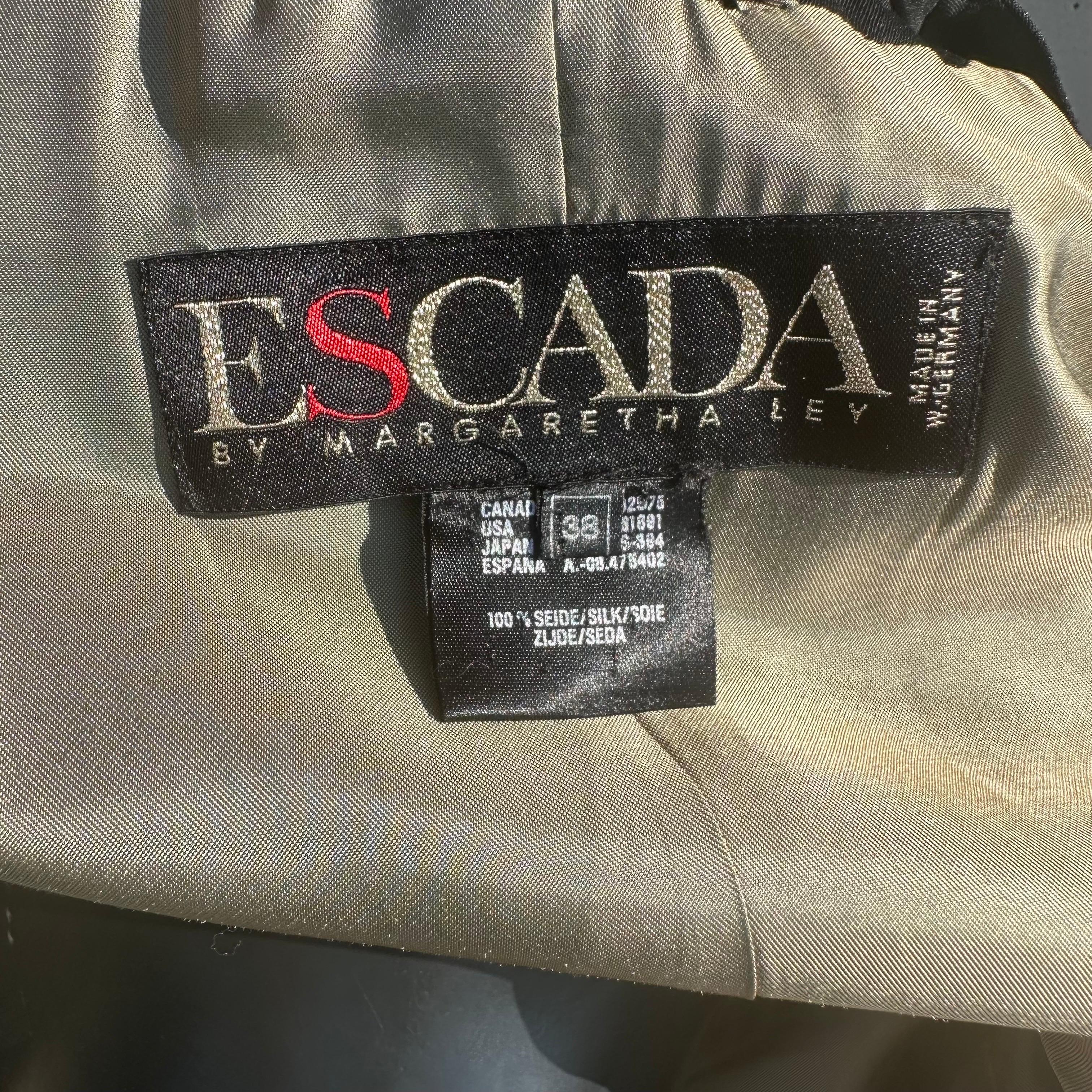 Giacca mezza manica Escada Vintage, ausgezeichnete Zustand  im Angebot 4