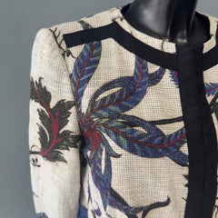 Roberto Cavalli Jacket from the Archives in Floral Jacquard - very good condition