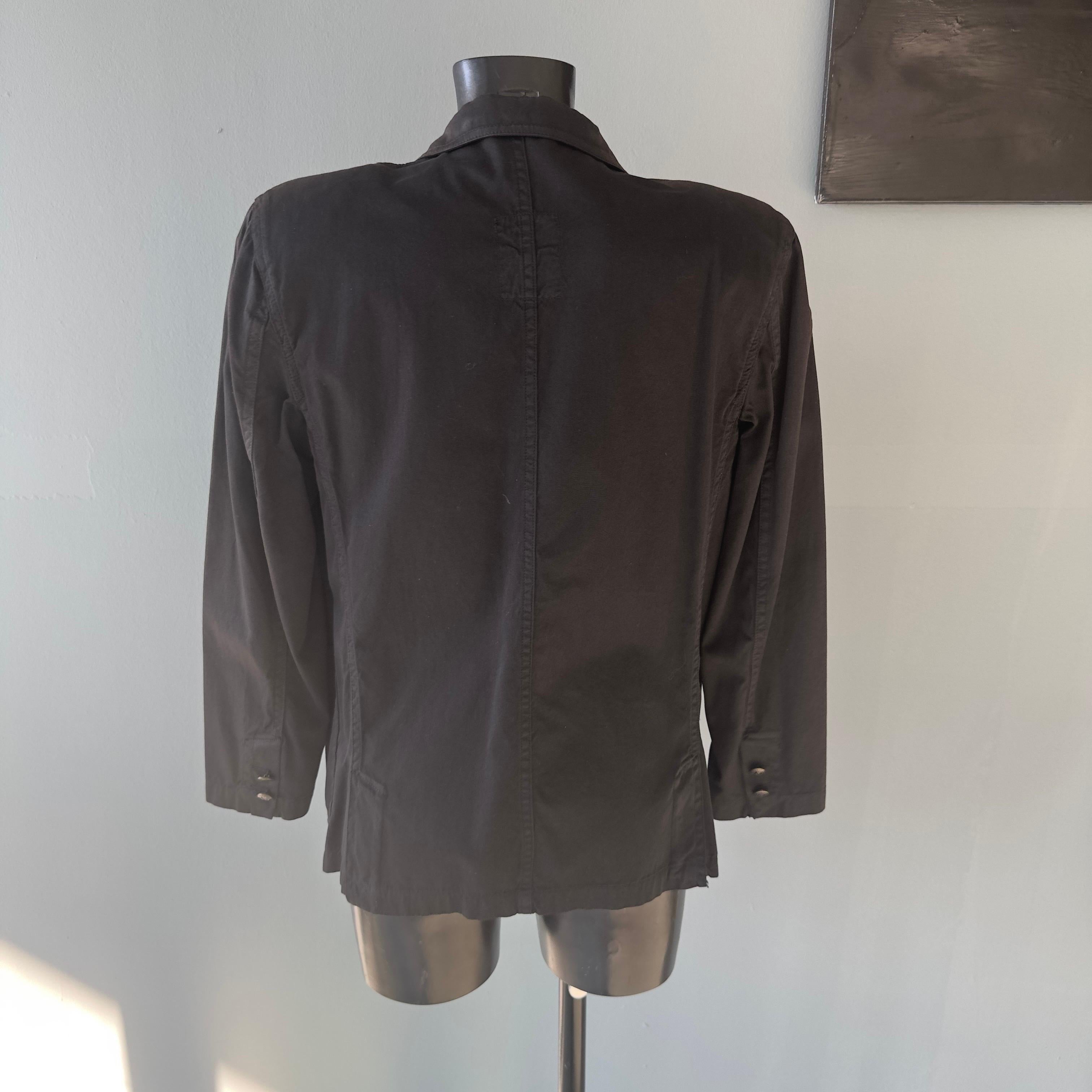 Black Giacca Valentino anni80 nuova con cartellino For Sale