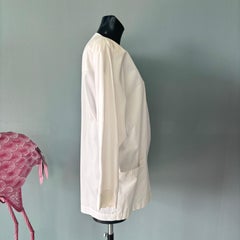 Versace Jacke für Genny weiß 80er Jahre in ausgezeichnetem Zustand