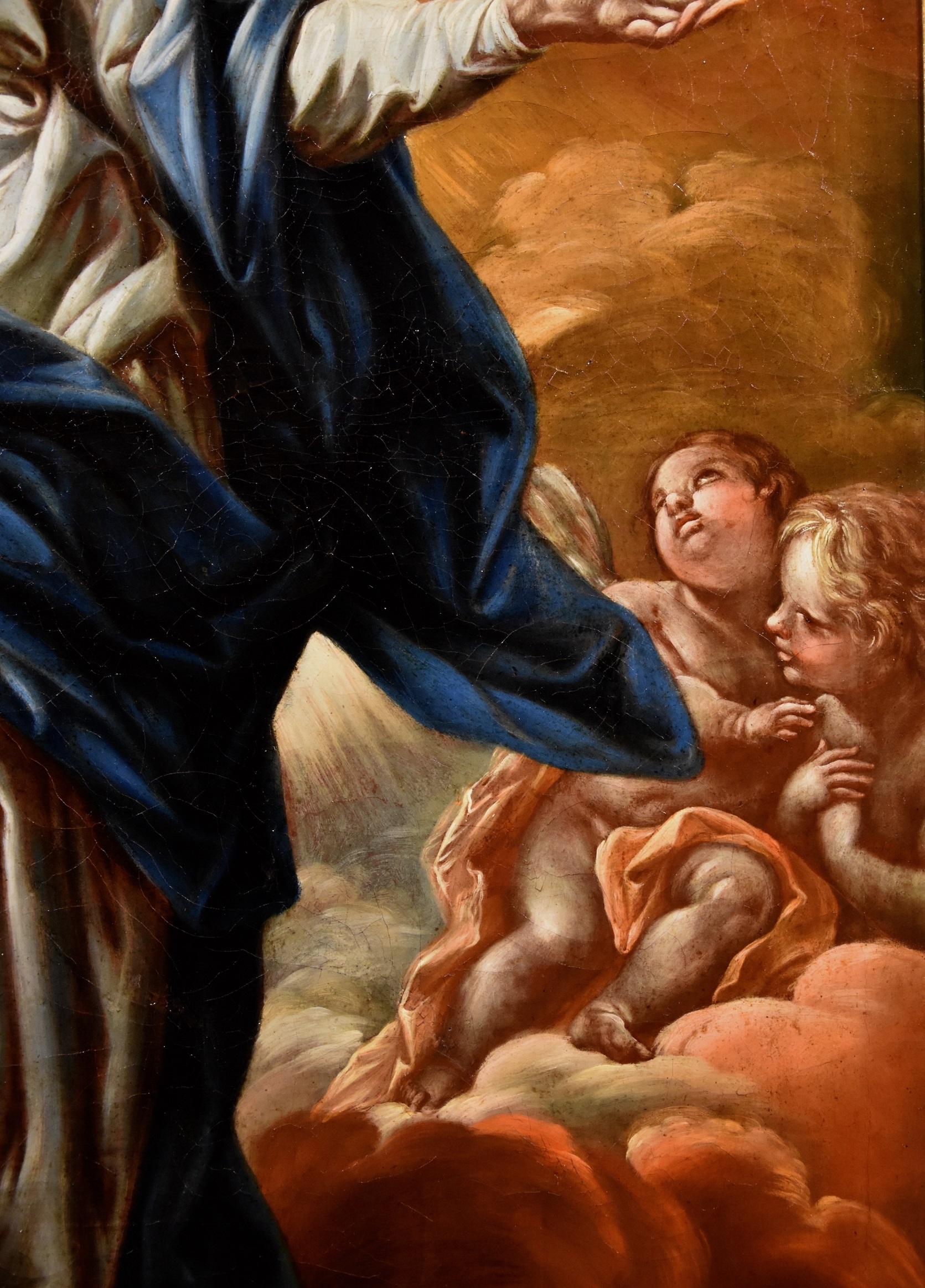 Immaculate Virgin Madonna Brandi Paint Oil on canvas Old master 17th Century Art 4
