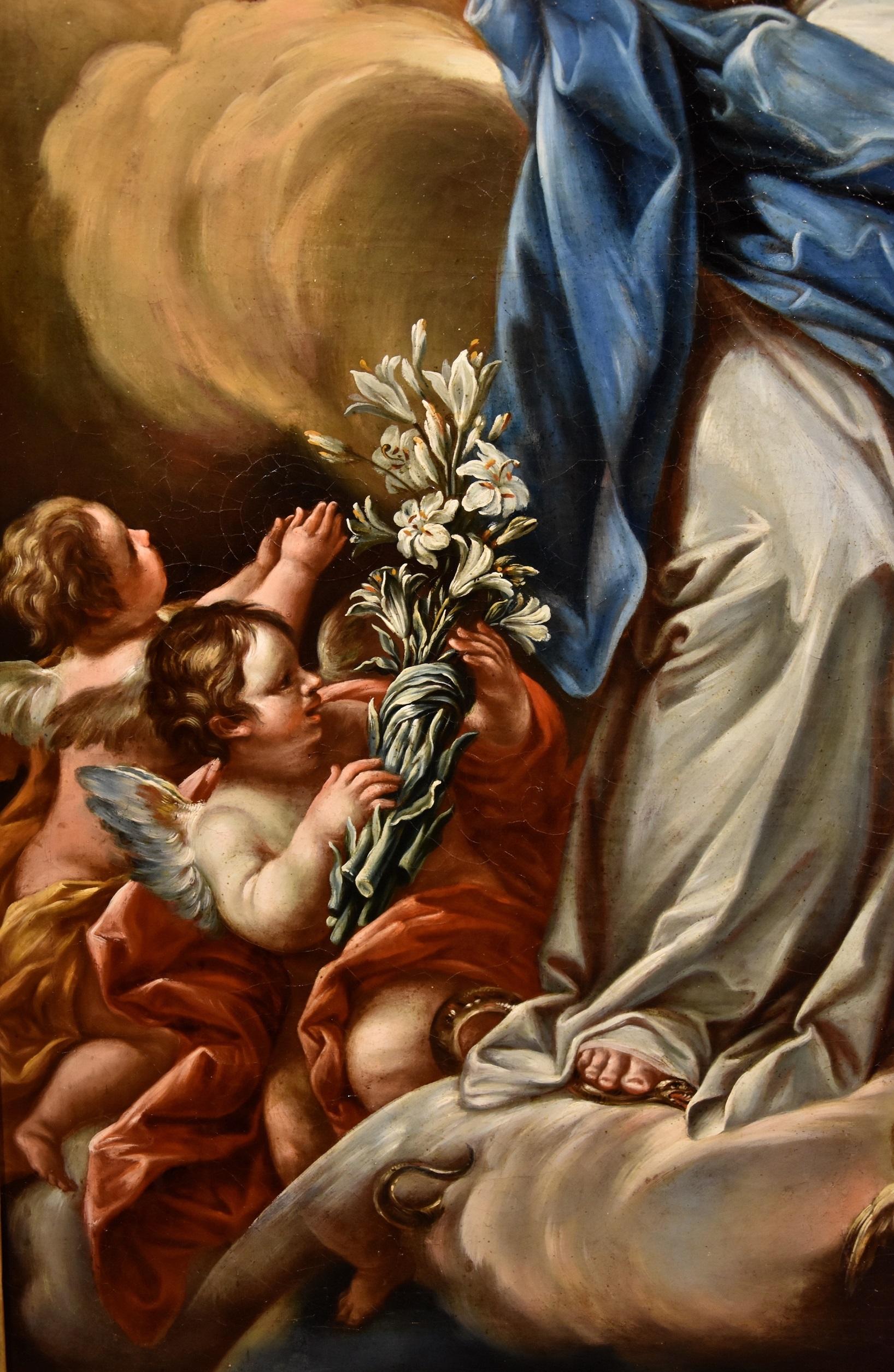 Immaculate Virgin Madonna Brandi Paint Oil on canvas Old master 17th Century Art 5