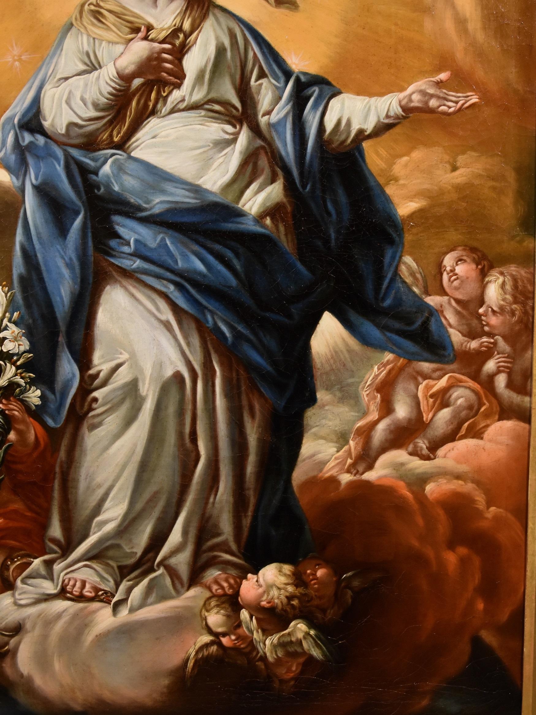 Immaculate Virgin Madonna Brandi Paint Oil on canvas Old master 17th Century Art 1