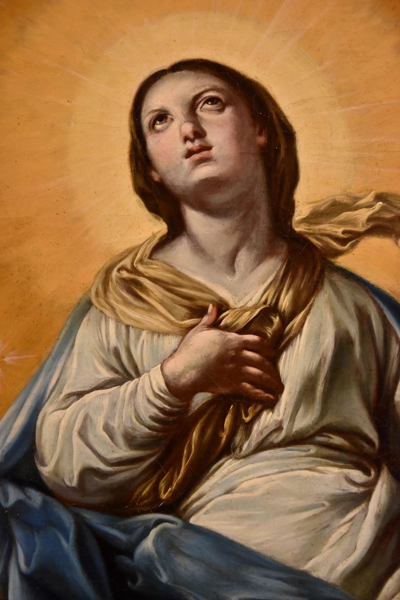 Immaculate Virgin Madonna Brandi Paint Oil on canvas Old master 17th Century Art 3