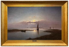 Evening in Comacchio - Ladscape (1881)