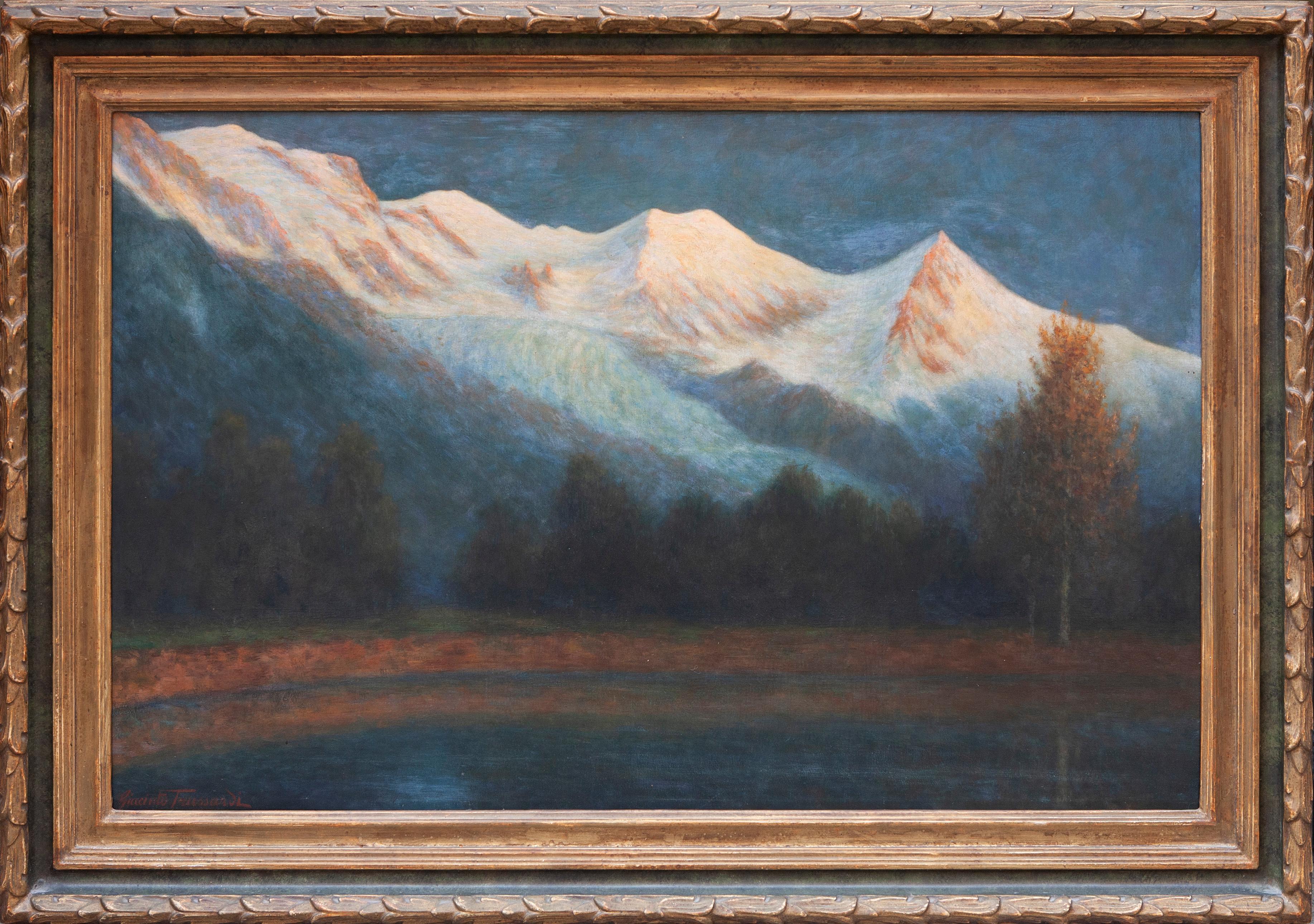 Giacinto Trussardi Landscape Painting - Mont Blanc Massif