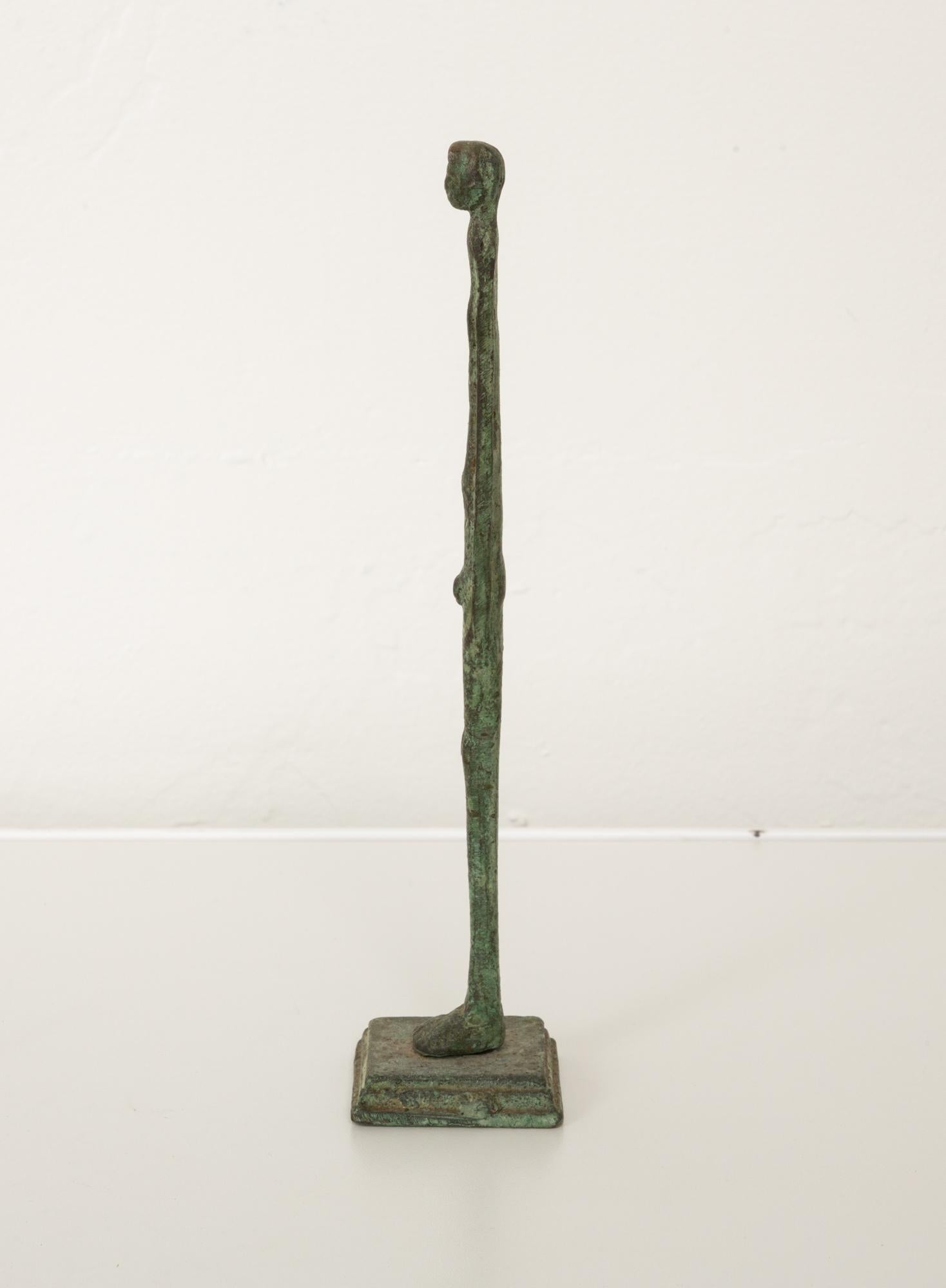 Unknown Giacometti Bronze Figurative Sculpture