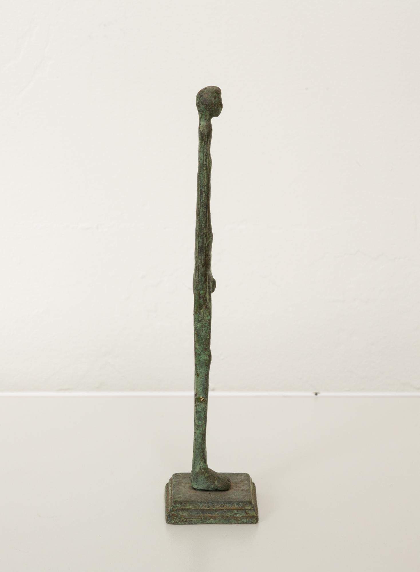 Giacometti Bronze Figurative Sculpture In Excellent Condition In Los Angeles, CA