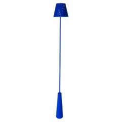 Giacometti Floor Lamp in Blue Silicone by Bailey Fontain, REP by Tuleste Factory