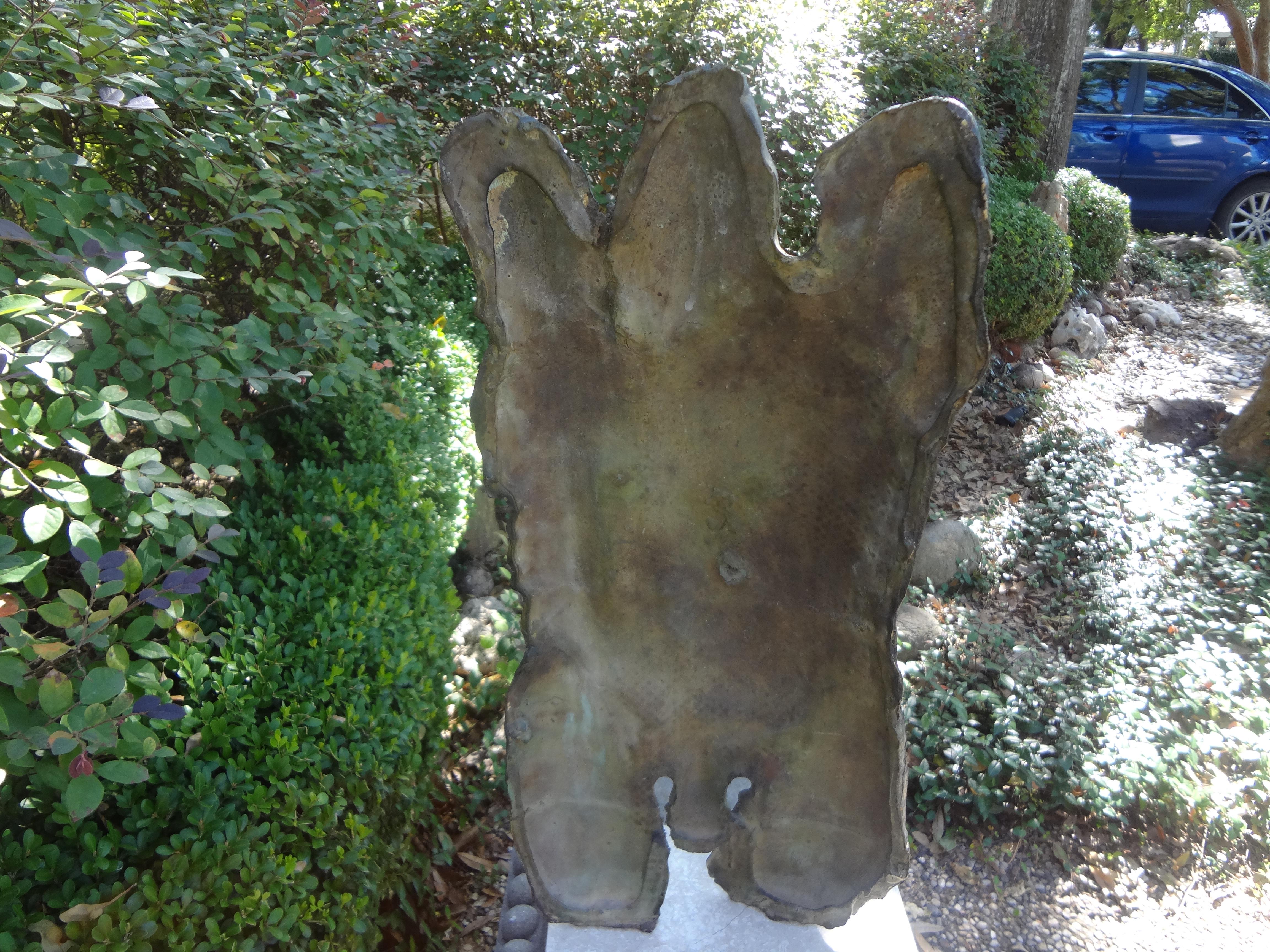 Bronzo Torso maschile astratto di ispirazione Brancusiana Scultura in bronzo su base di marmo in vendita