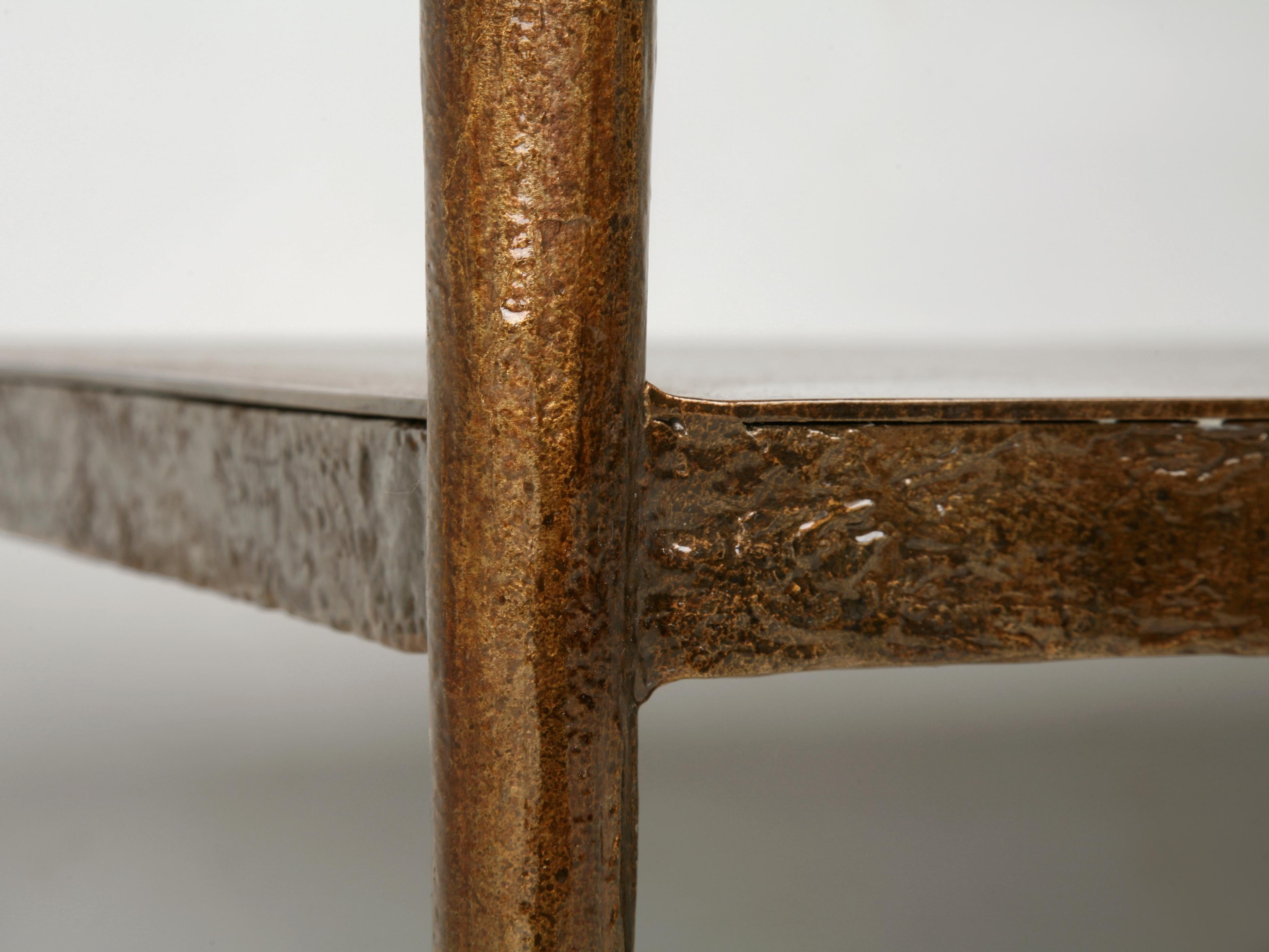 Travail du bronze inspiré de Giacometti, bureau, table à manger American Made to Order en vente 1
