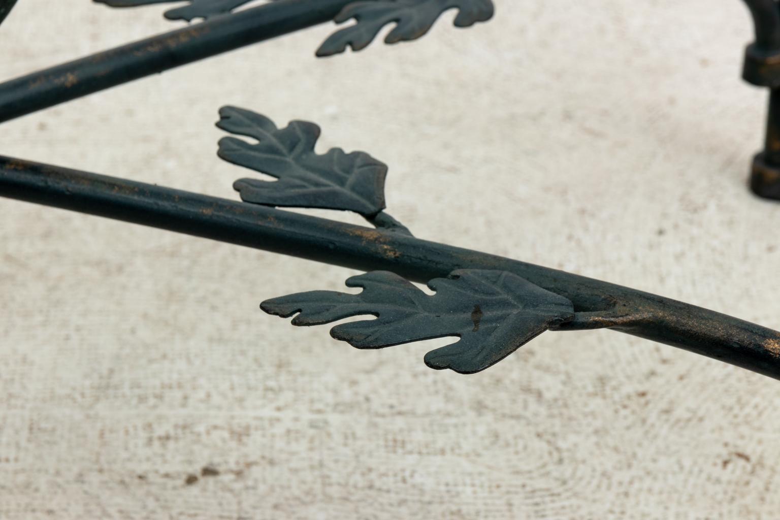 Giacometti Inspired Cocktail Table with a Squirrel Finial Base 1