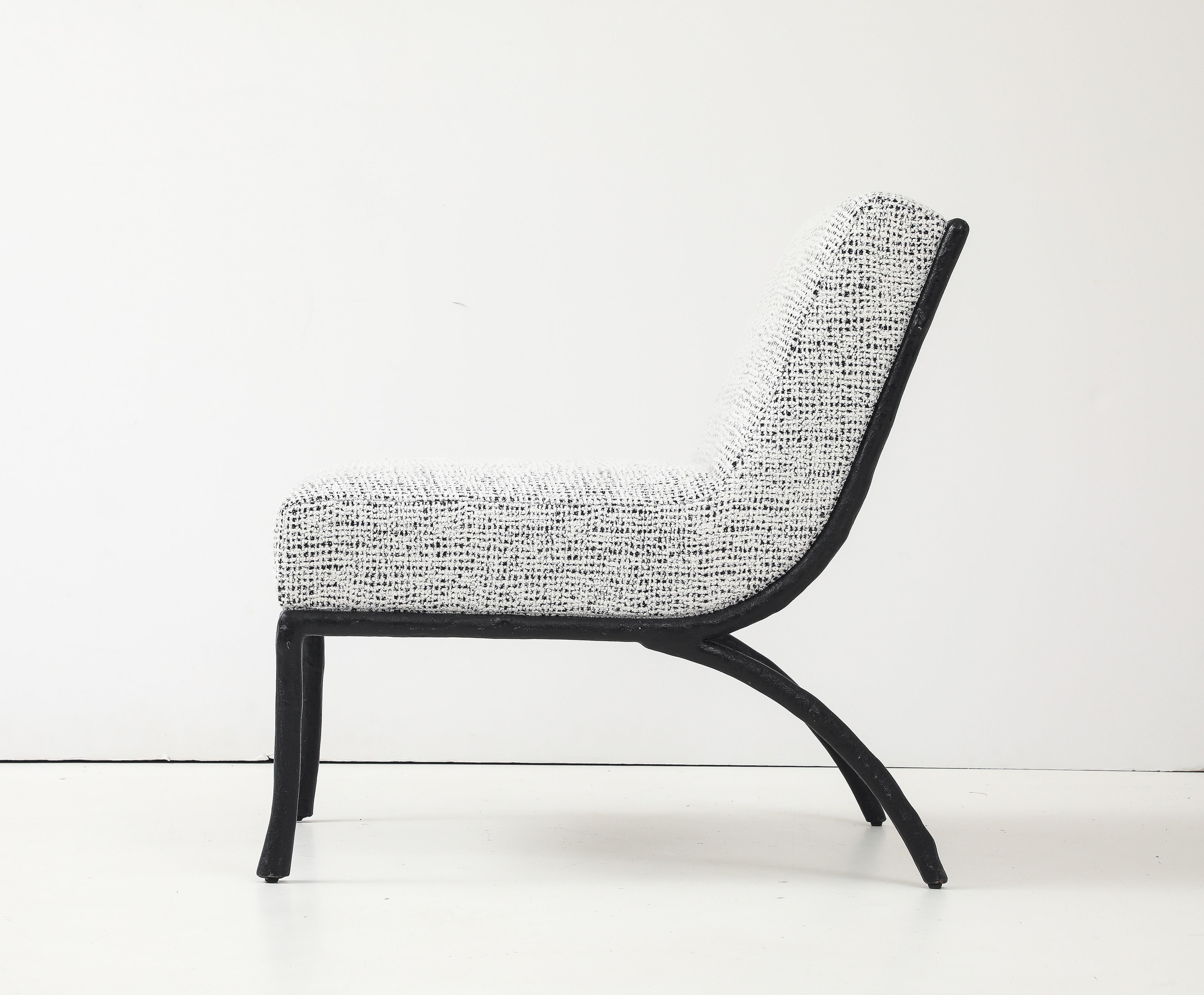 Giacometti Stil geschwärzte Bronze Zweig gerahmt Stühle im Zustand „Gut“ im Angebot in New York, NY