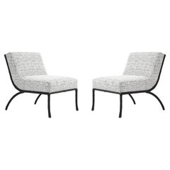 Giacometti Style Blackened Bronze Twig Framed Chairs