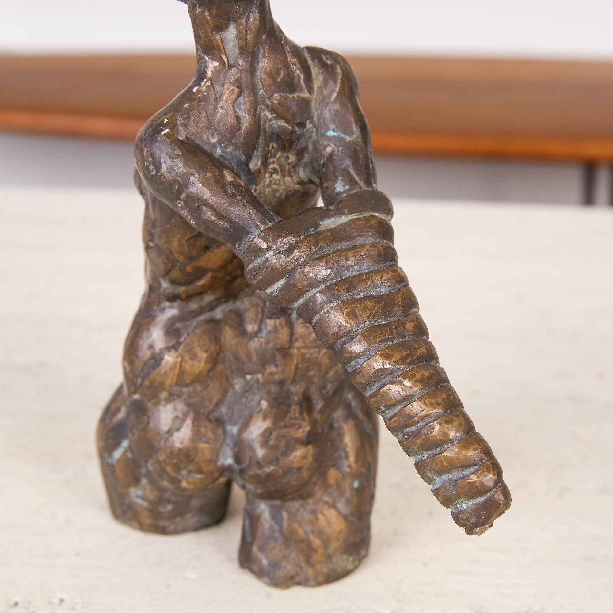 Giacometti Style Bronze Figurative Sculpture 5
