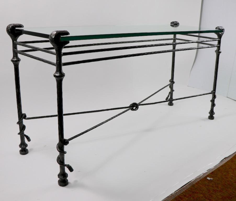 Italian Giacometti Style Console Table