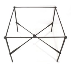 Giacometti Style Dining Table Base Indoor Outdoor Patio or Game Table 37x37x30h