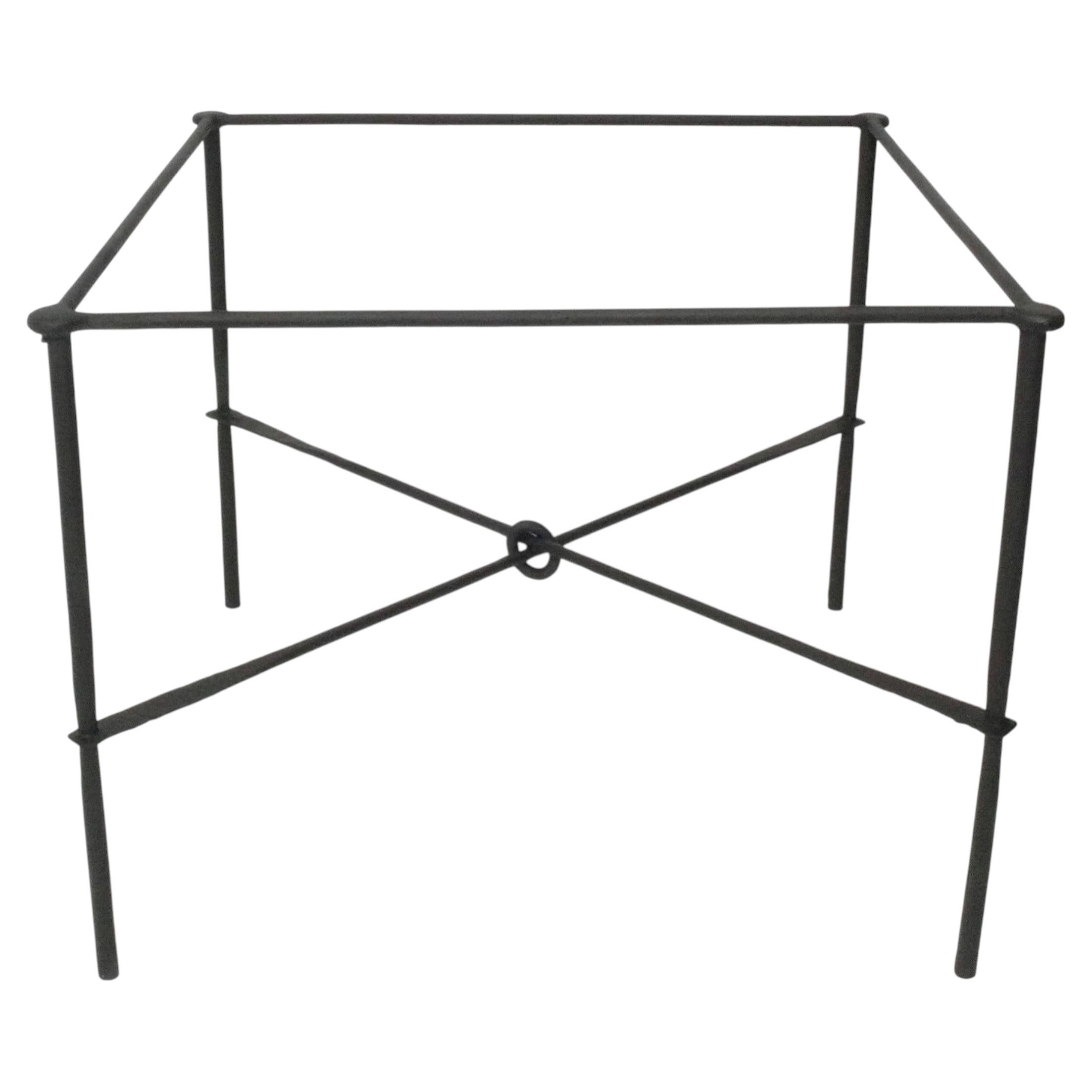 Giacometti Style Dining Table Base Indoor Outdoor Patio or Game Table 37x37x30h