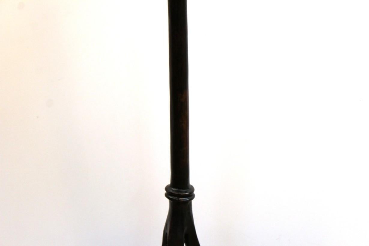 Giacometti Style Floor Lamp in Ebonized Bronze 3