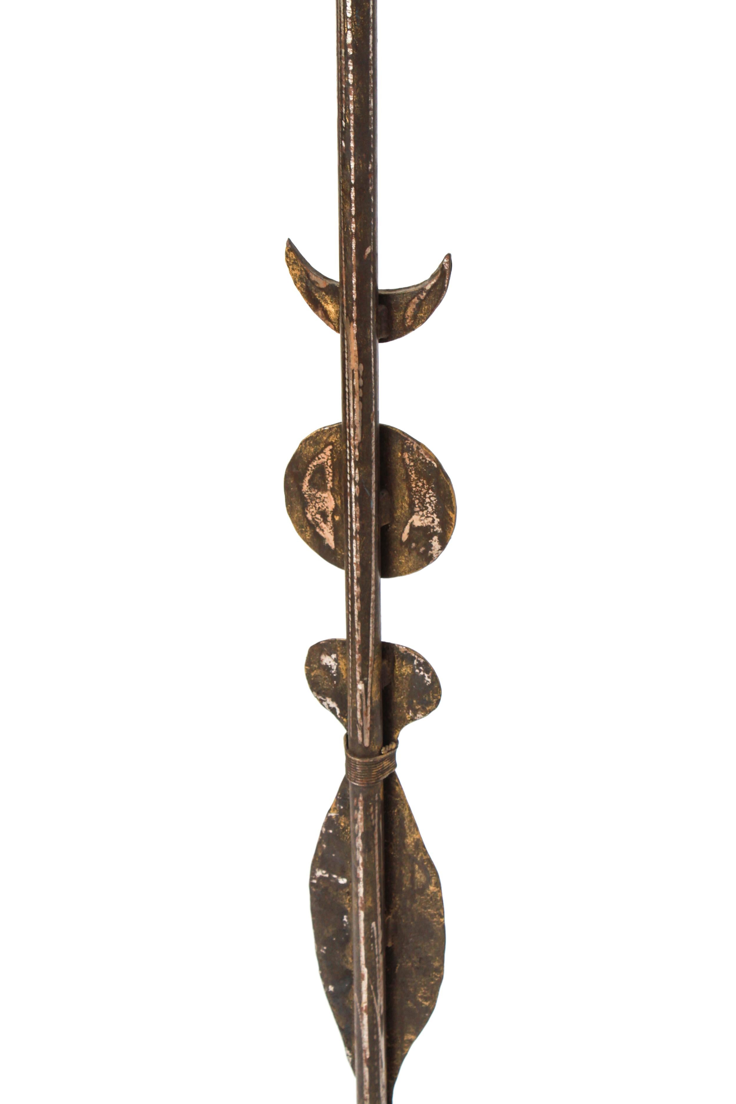 Giacometti Style French Modern Brutalist Floor Lamp 2