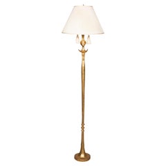 Giacometti Style Giltwood Floor Lamp