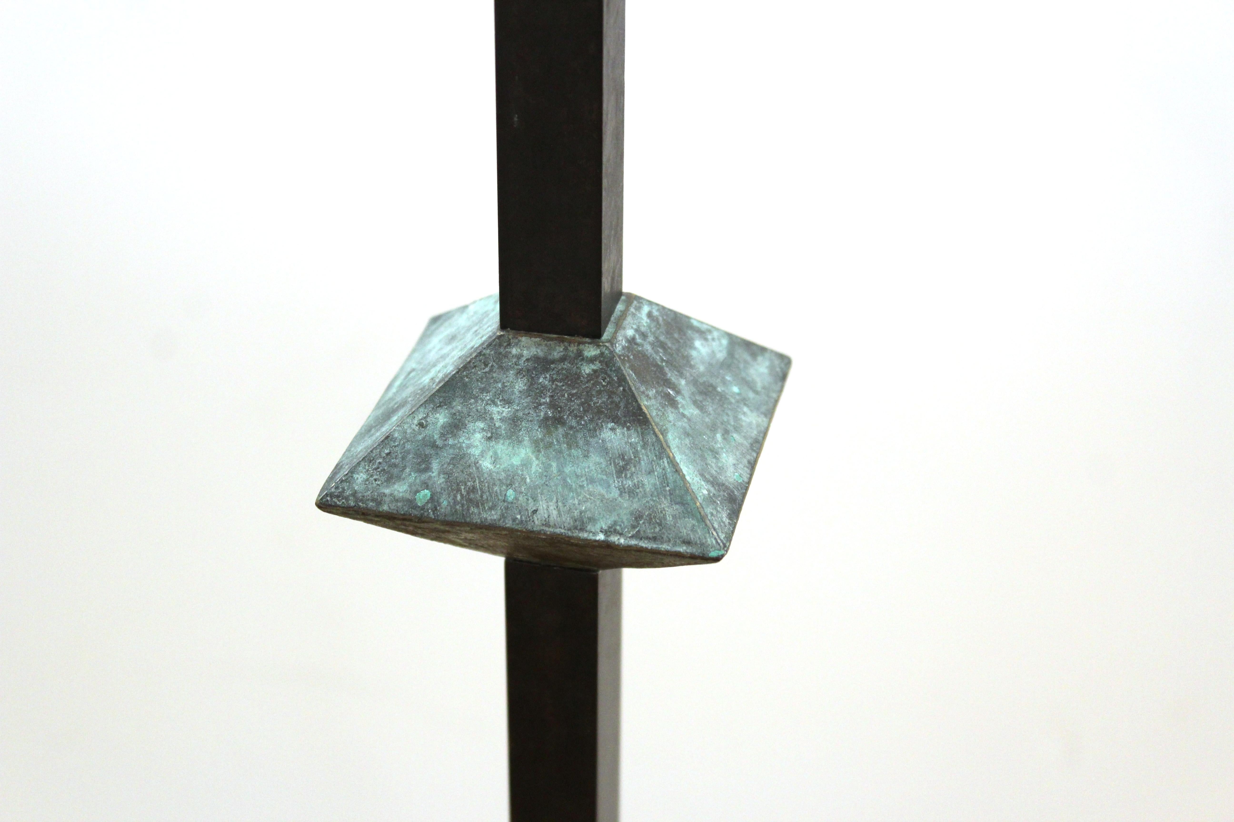 Giacometti Style Modern Bronze Floor Lamp 4