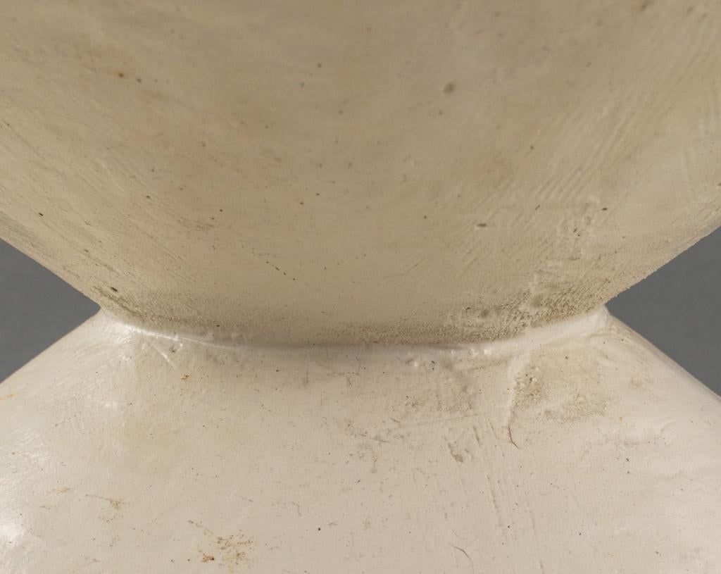 Lampe de table blanche moderne de style Giacometti en vente 1