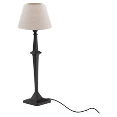 Giacometti Style Patinated Bronze Table Lamp No2