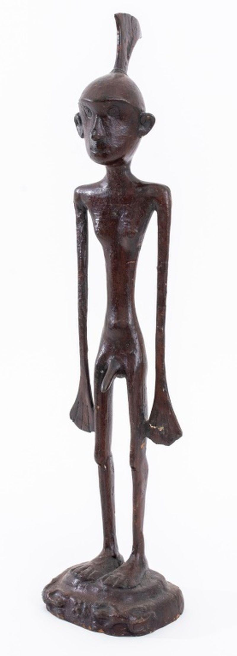 Figure di nudo in metallo patinato in stile Giacometti, Pr In condizioni buone in vendita a Astoria, NY