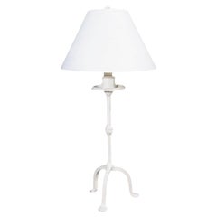 Vintage Giacometti Style Plaster Table Lamp, 1960