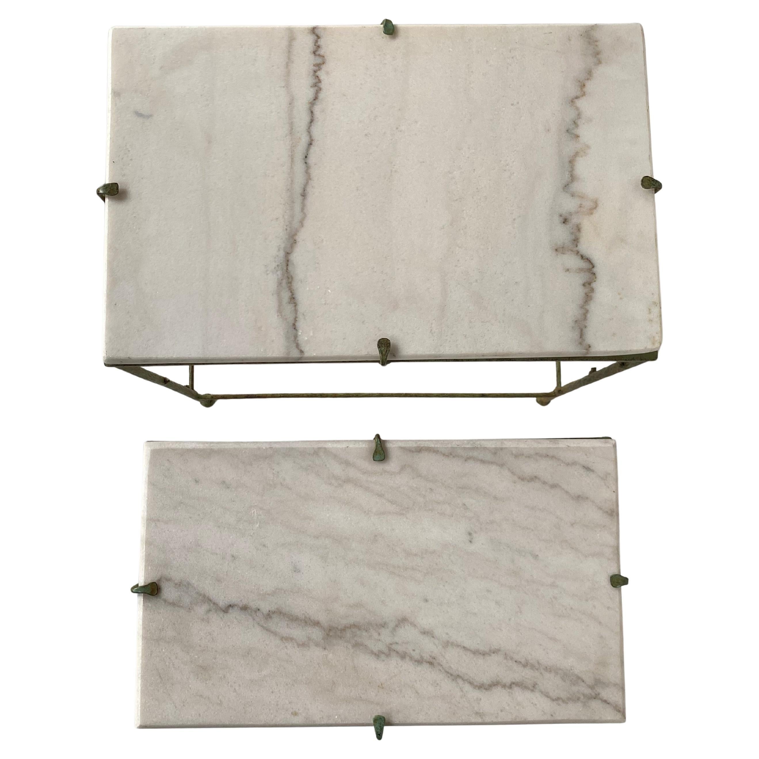 Giacometti Style Sculptural Faux Bois Accent Tables, Set of 3 For Sale 5