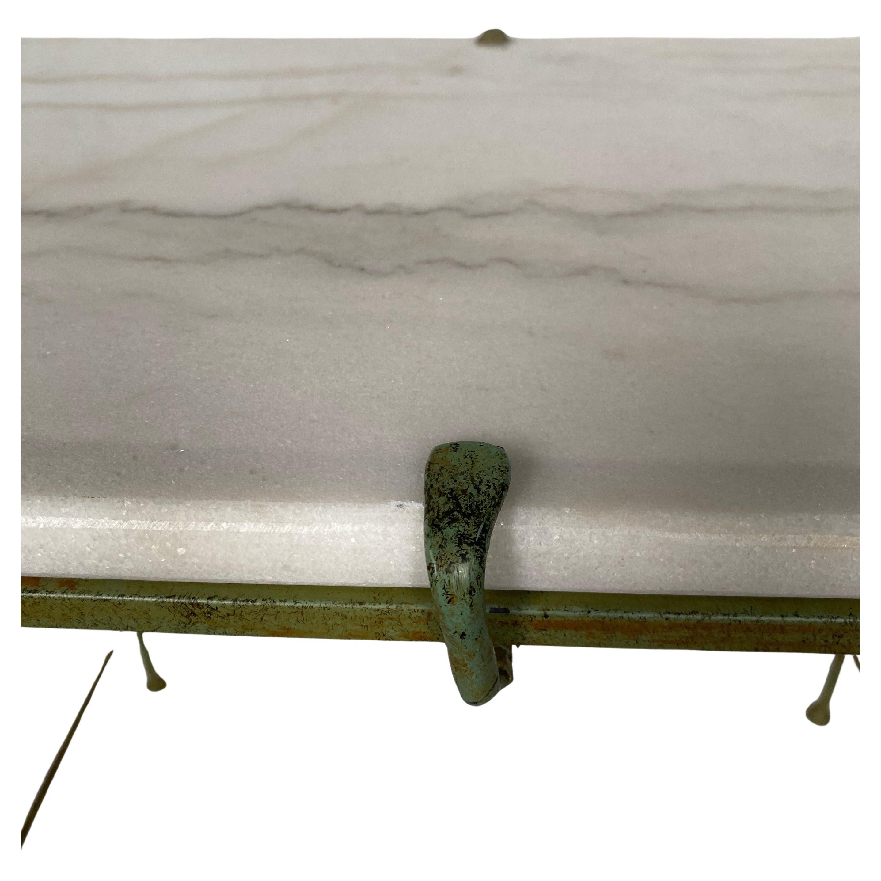 Giacometti Style Sculptural Faux Bois Accent Tables, Set of 3 For Sale 1