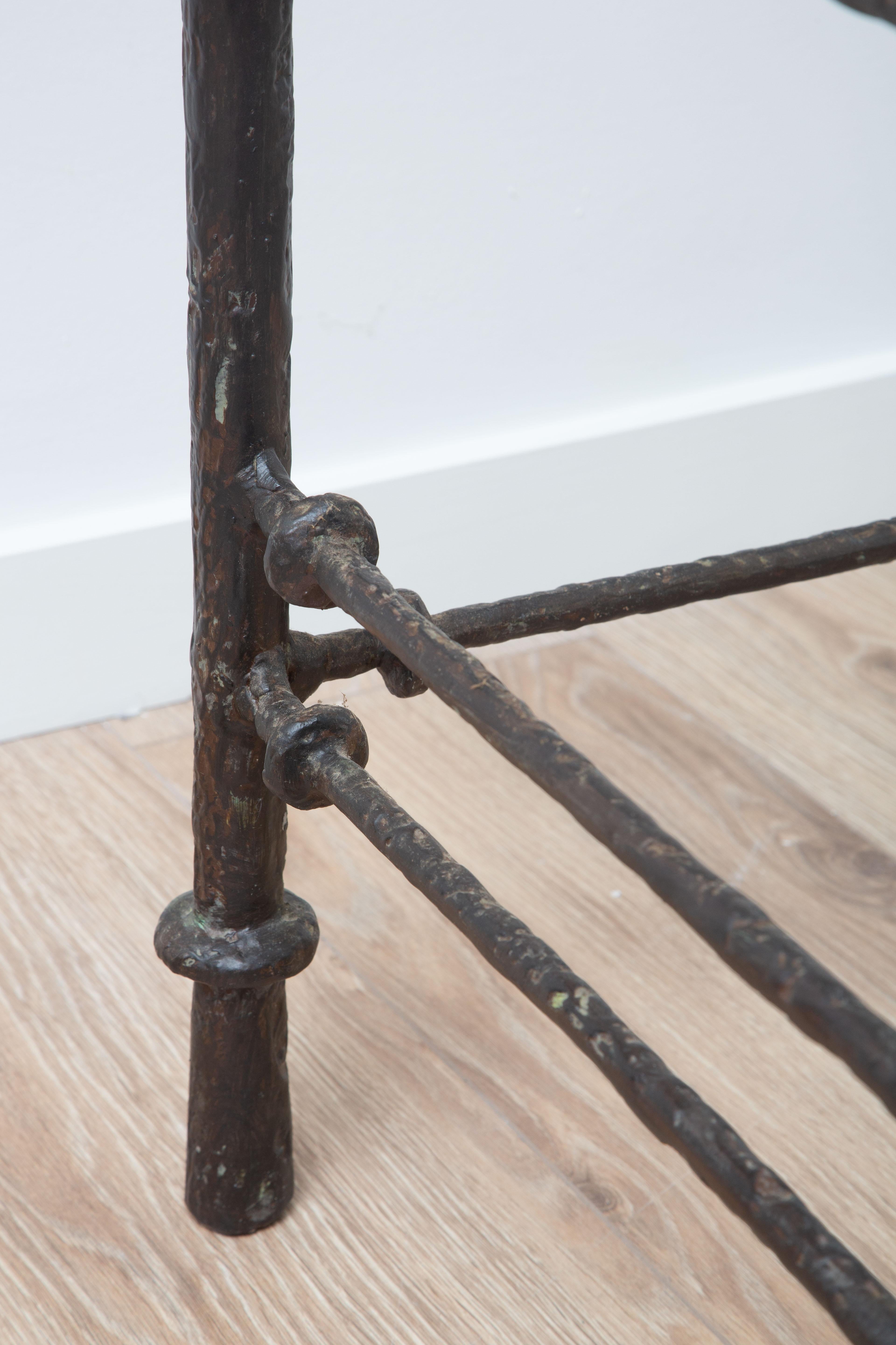 Giacometti Style Side Table, USA 1980 2