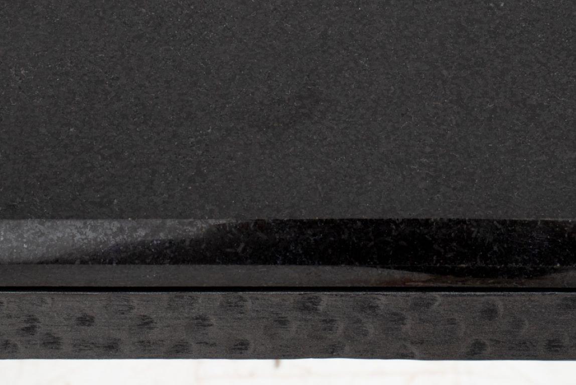 Giacometti Style Wrought Iron Side Table, 20th C In Good Condition In Astoria, NY