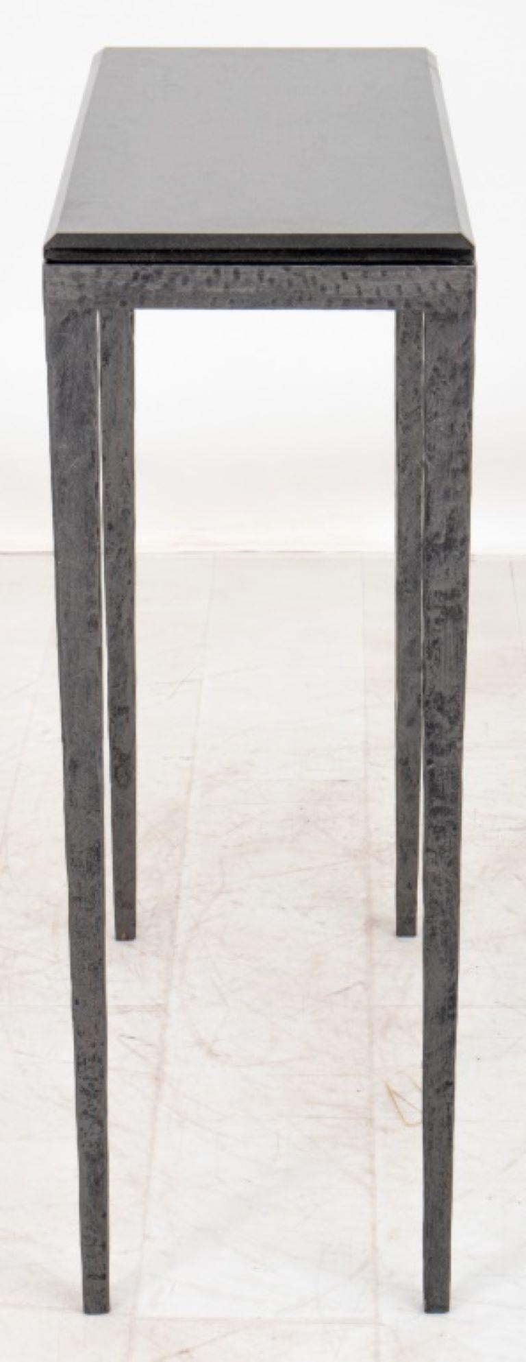 20th Century Giacometti Style Wrought Iron Side Table, 20th C For Sale