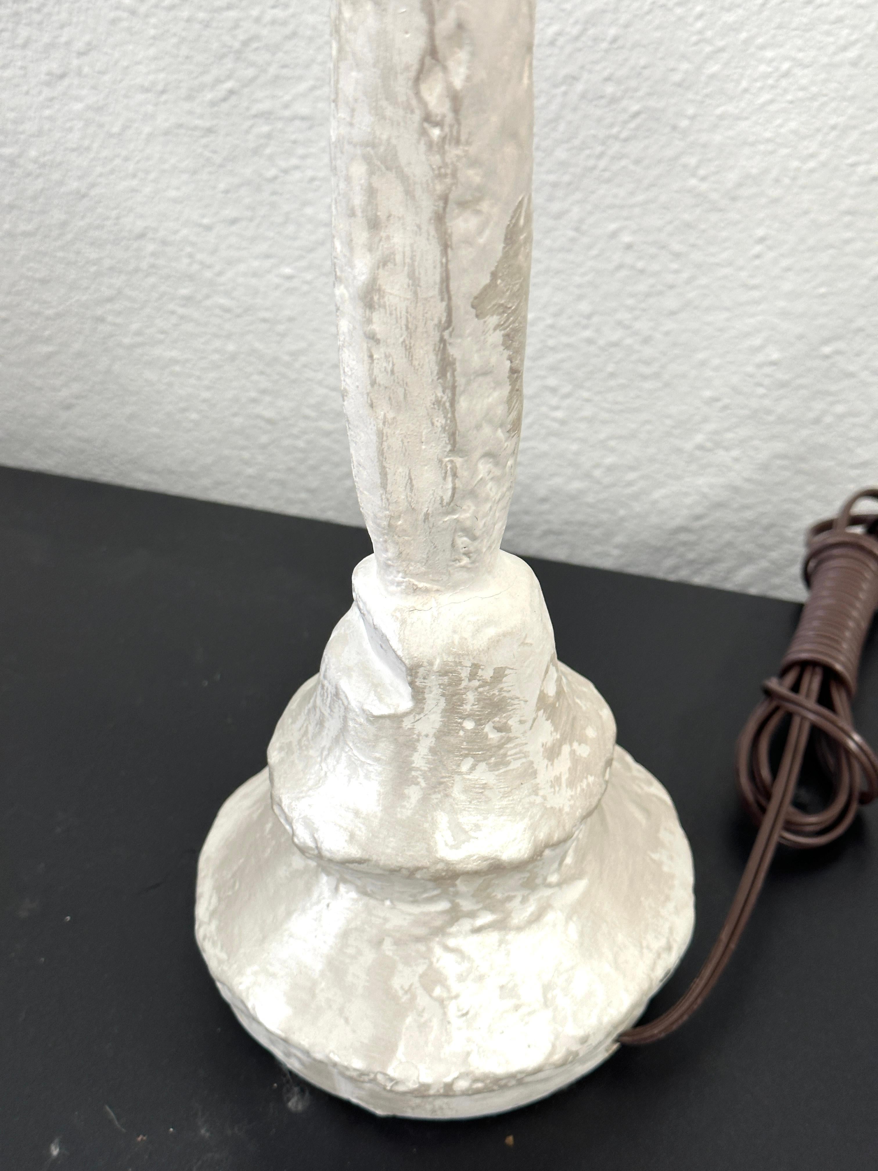 Giacometti Syrie Maugham Style “Tete de Femme” Plaster Lamps For Sale 3