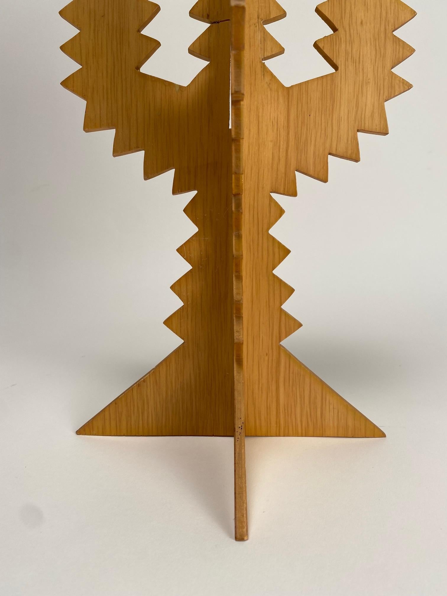 Futurist Giacomo Balla, Cactus model Sculpture Gavina 1968 (Wodden Prototype) For Sale