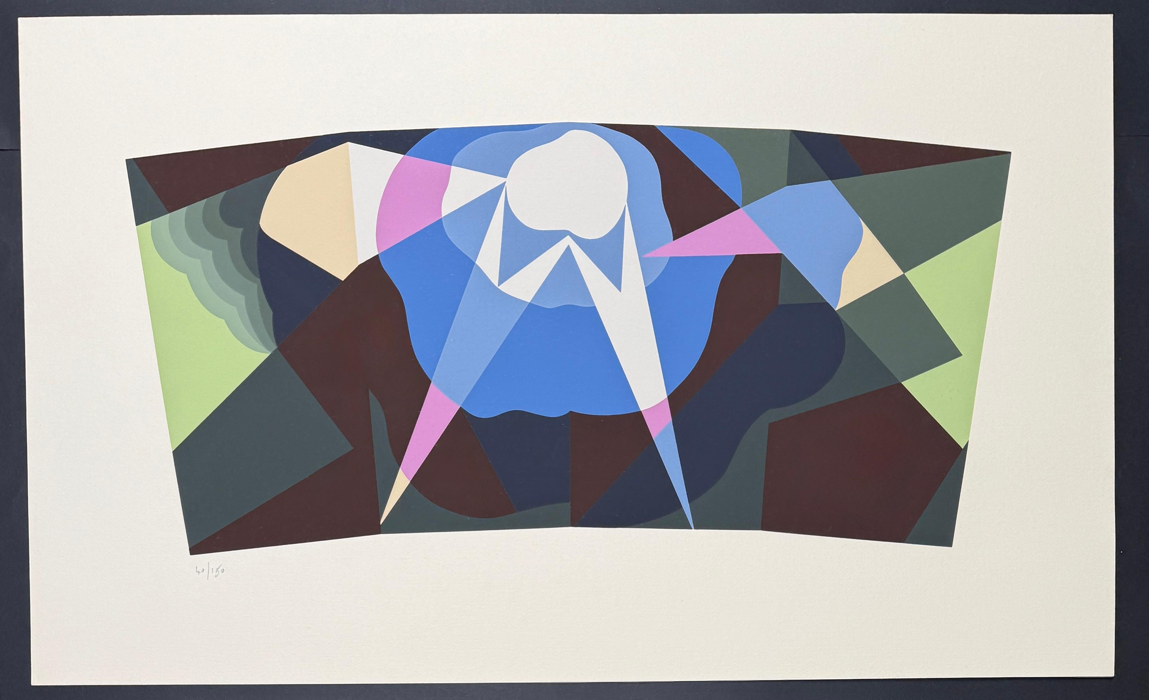 Giacomo Balla (1871–1958) - Balla futurista - Colour screen printing on paper For Sale 1