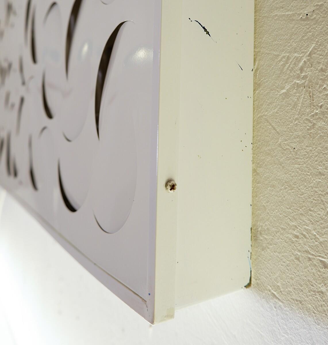 Metal Giacomo Benevelli ''Arabesco'' Sculptural Art Wall Light, Italy 1965 For Sale