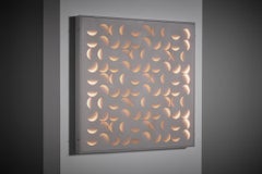 Panneau lumineux sculpturalrabesco de Giacomo Benevelli, Italie 1967