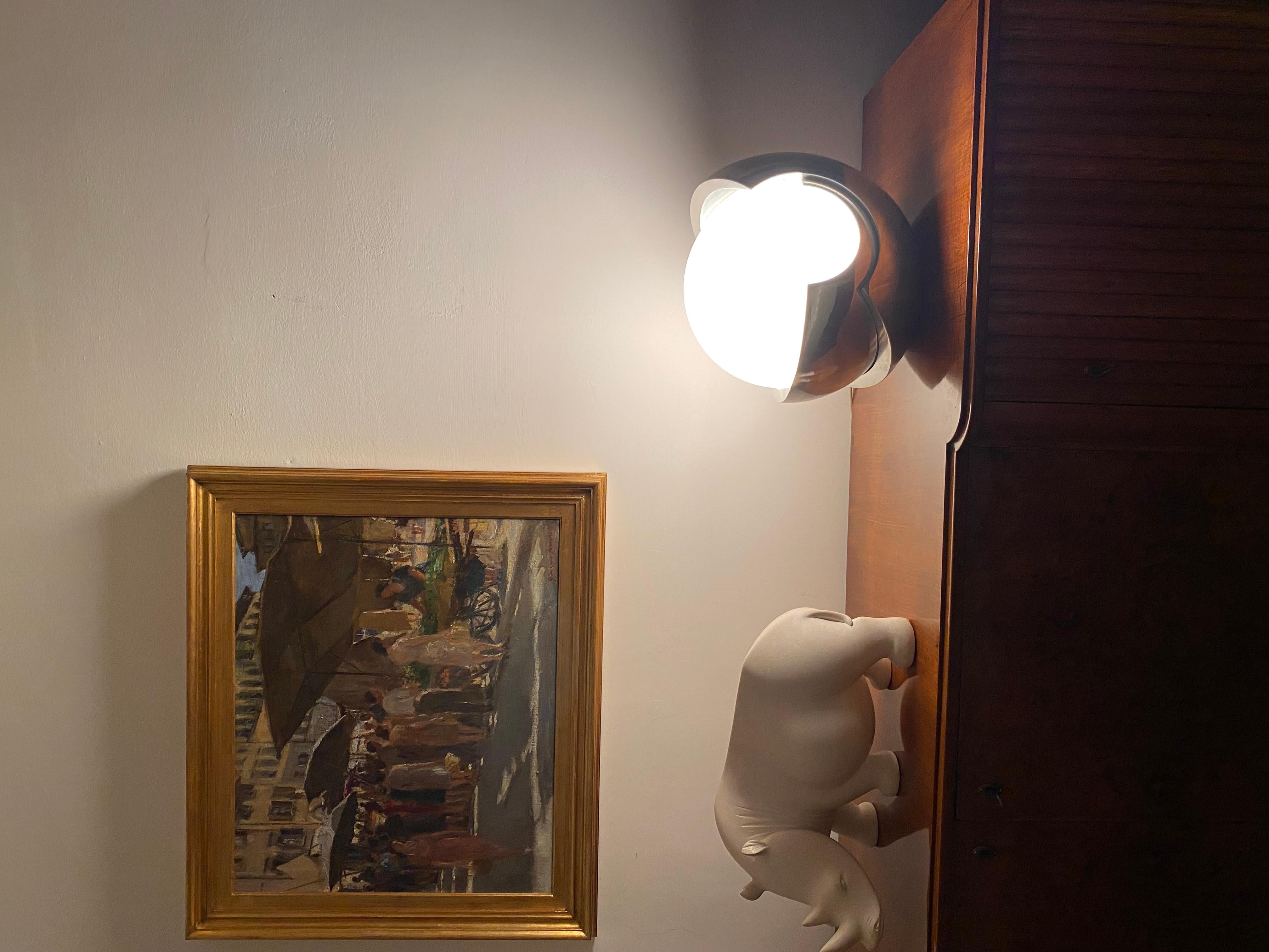 Lampe de bureau sculpturale Roto de Giacomo Benevelli, Gaetano Missaglia, 1970 en vente 11