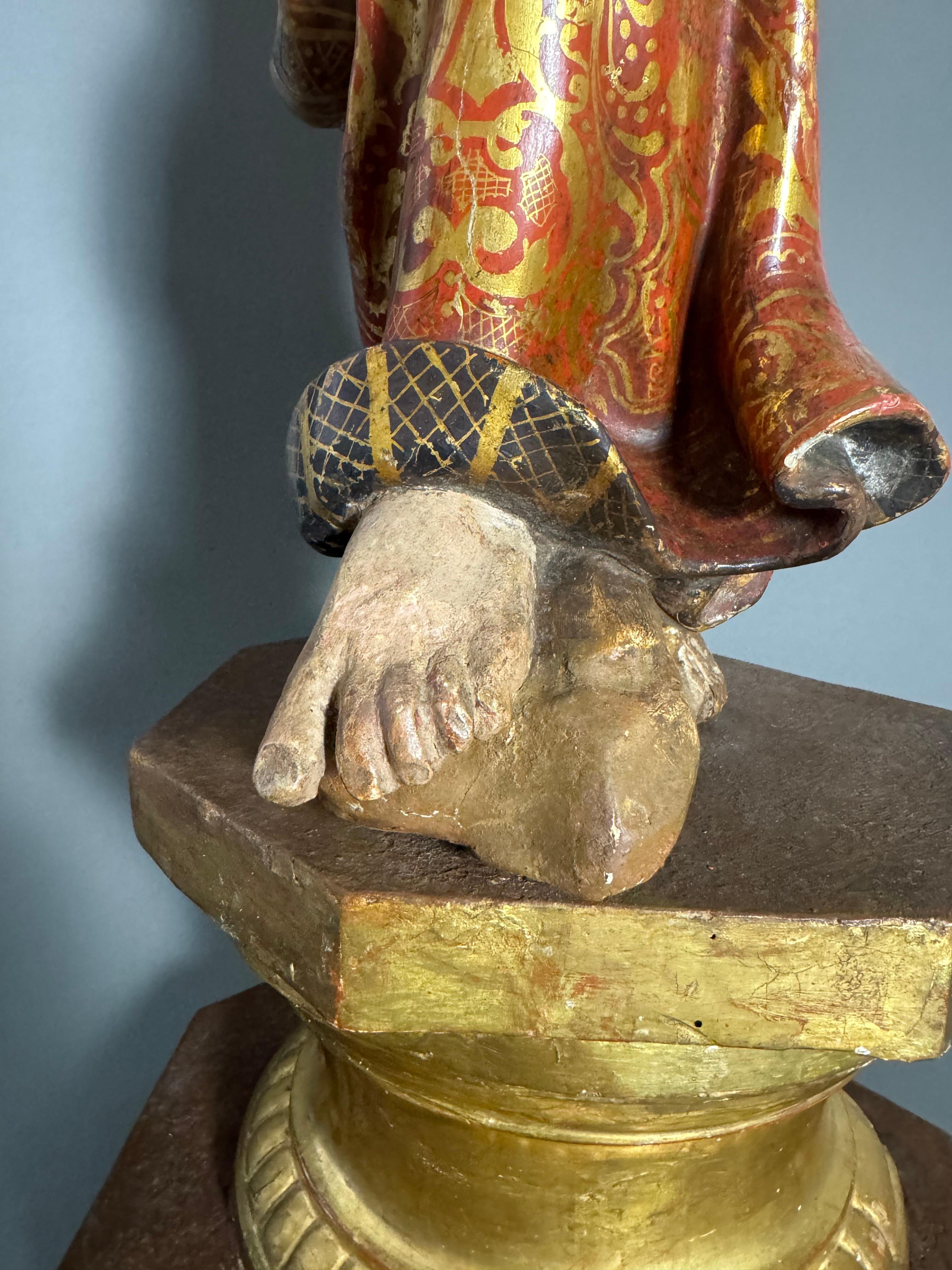 Giacomo Bertesi, scultura raffigurante Cristo - seconda metà del XVII secolo in vendita 5