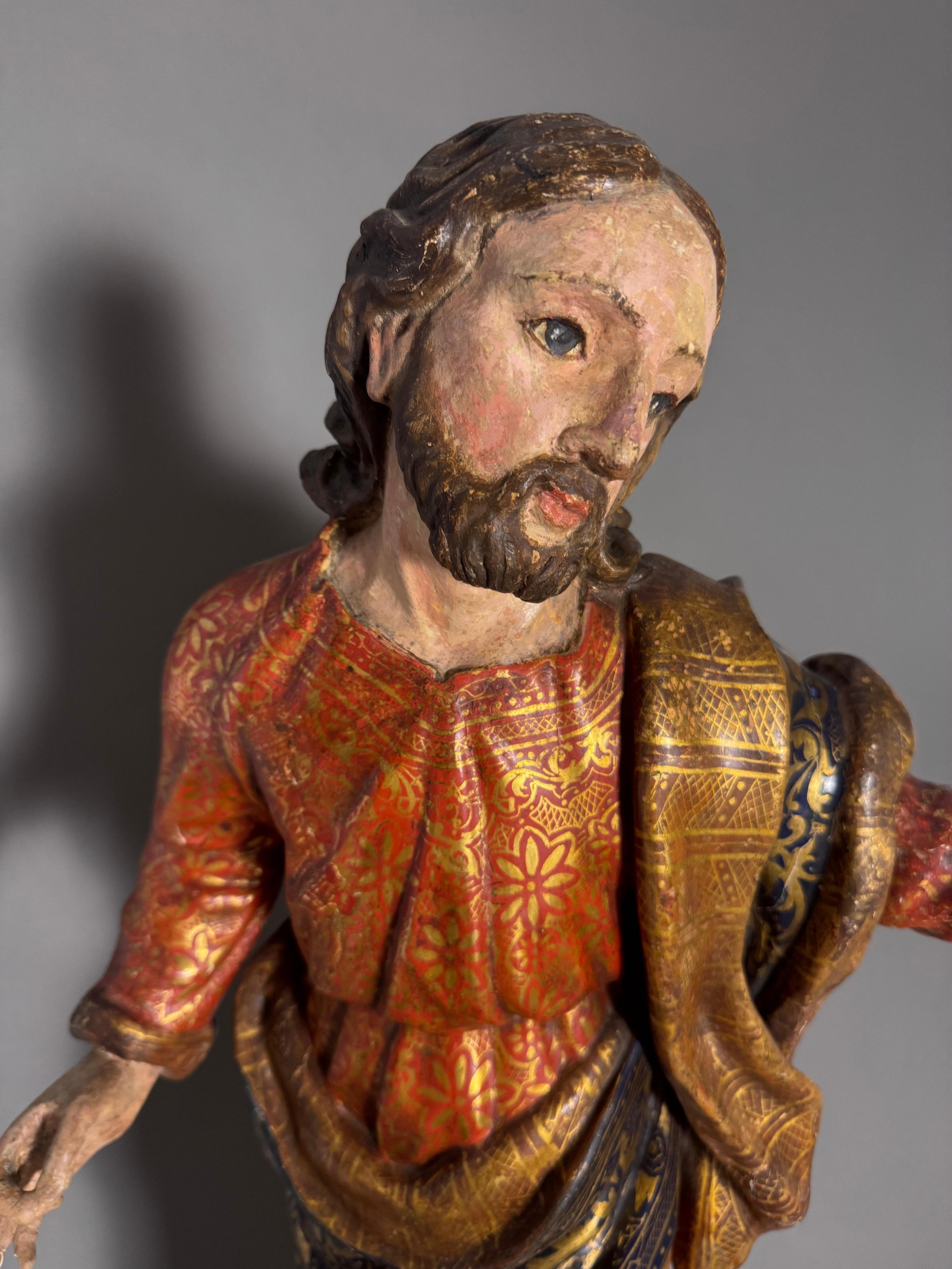 Giacomo Bertesi, scultura raffigurante Cristo - seconda metà del XVII secolo In condizioni buone in vendita a Fidenza, IT