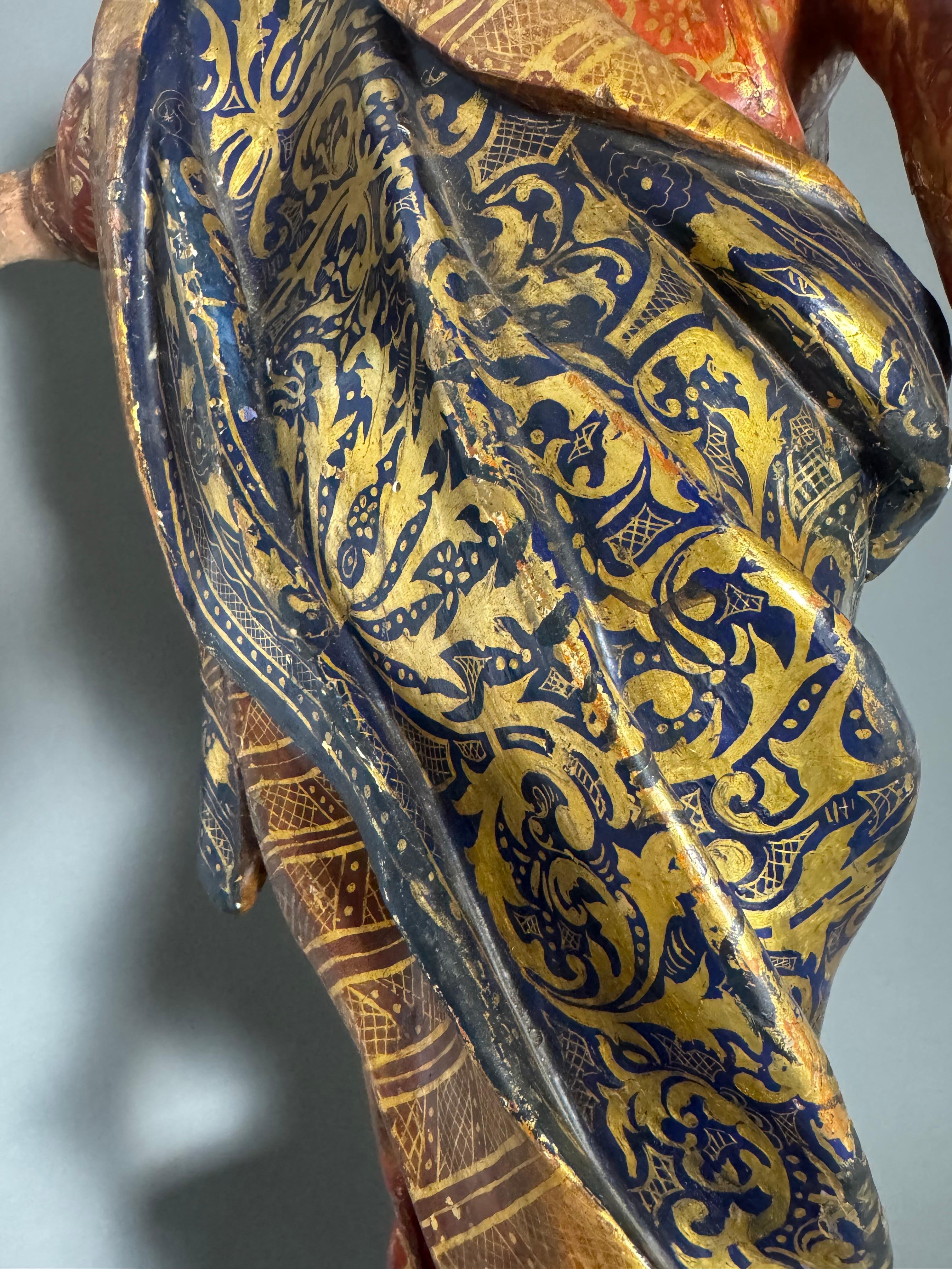 Legno Giacomo Bertesi, scultura raffigurante Cristo - seconda metà del XVII secolo in vendita