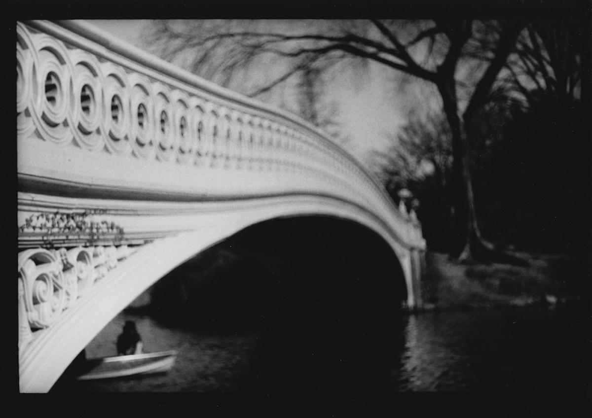 Giacomo Brunelli Black and White Photograph - Untitled #26 (Boat Central Park) from New York - Black and White, Street Photo