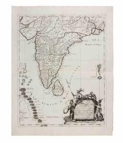 Penisola dell'India... - Etching by Giacomo Cantelli da Vignola - 1683