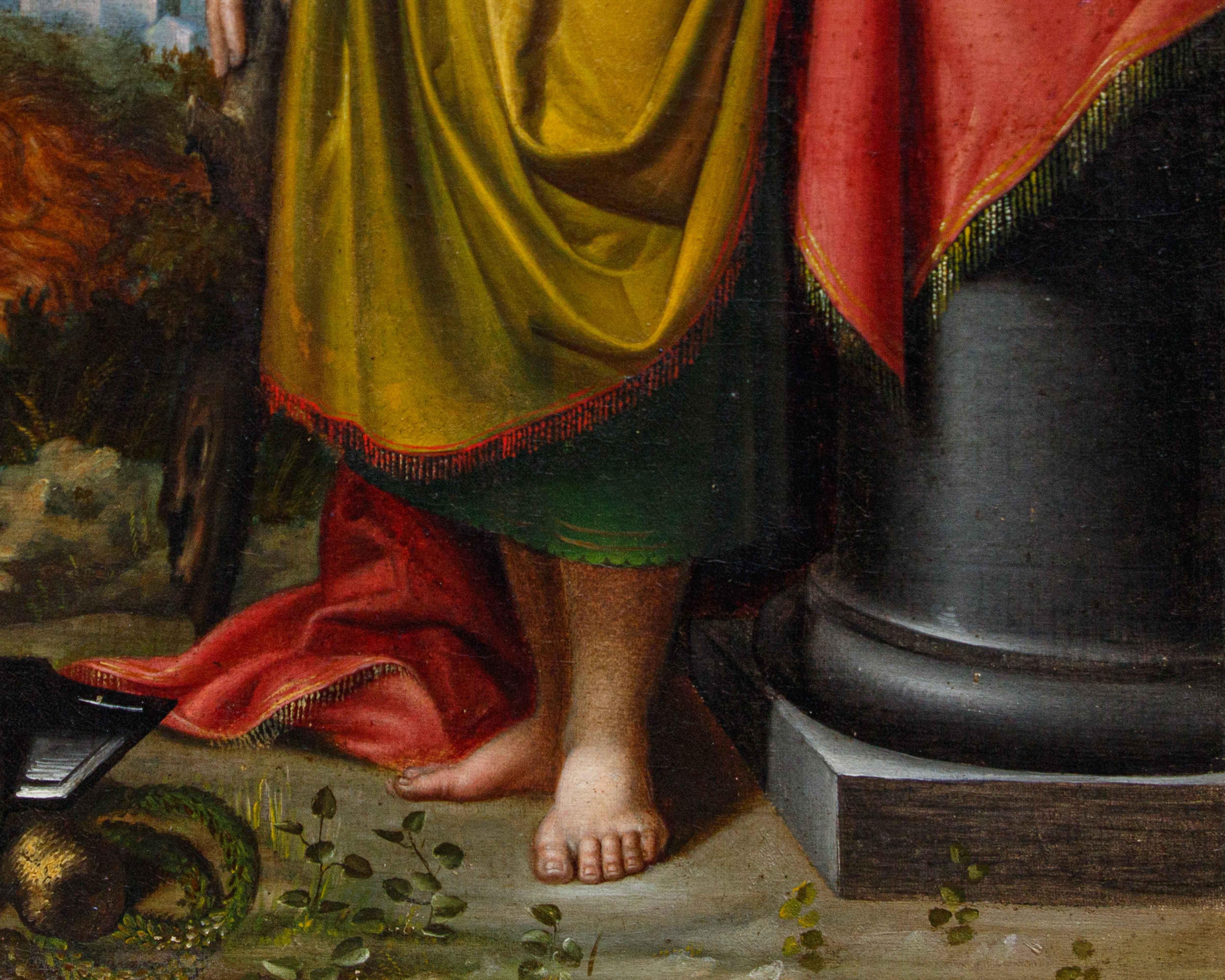Giacomo Casa (Conegliano, 1827 - Rom, 1887), Allegorie von Venedig – Painting von Giacomo Casa (Conegliano, 1827 - Roma, 1887)