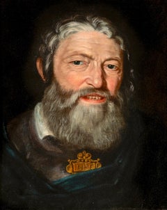 Ceruti Portrait Old Man Paint Oil on canvas Old master 18th Century Italian Art