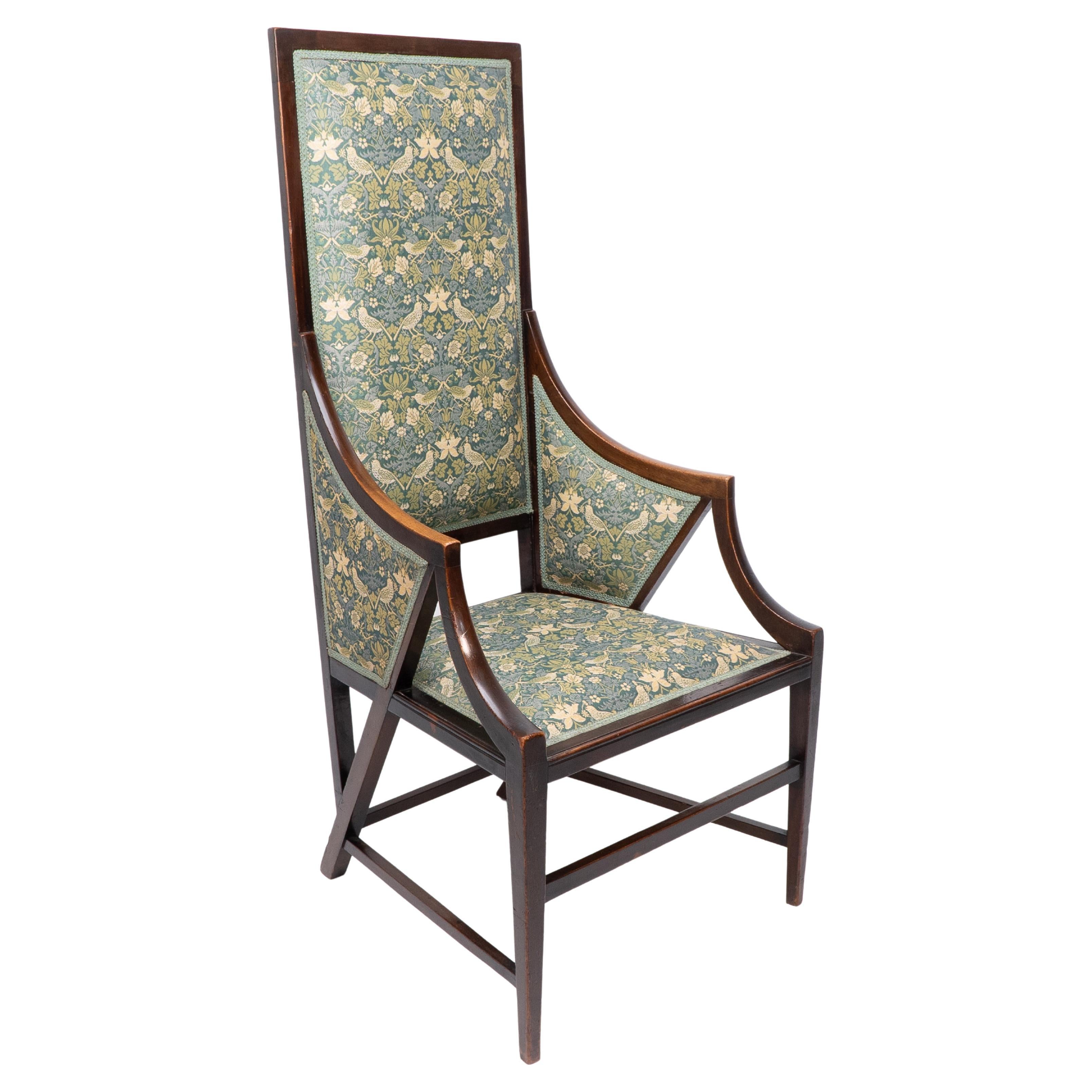 Giacomo Cometti, un fauteuil de style anglo-japonais sophistiqué de conception angulaire